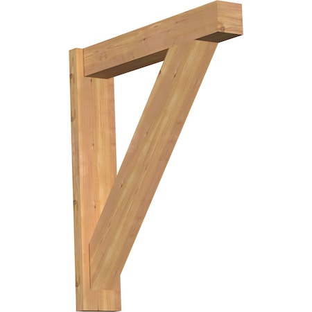 Traditional Block Smooth Outlooker, Western Red Cedar, 5 1/2W X 28D X 32H